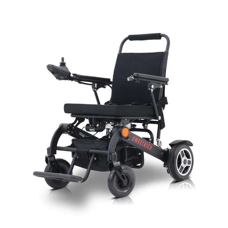 iFold PLUS 2020 neu 2020 neues Design Ultraleichter Rollstuhl mit Lithiumbatterie, zusammenklappbarer Elektrorollstuhl aus Aluminium