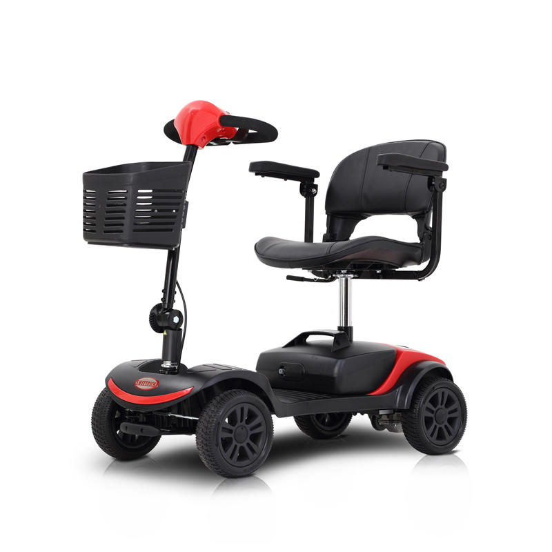 S1 Lite Rehabilitationstherapiezubehör, faltbarer, leichter Reiseroller für Elektromobilität, Behinderte