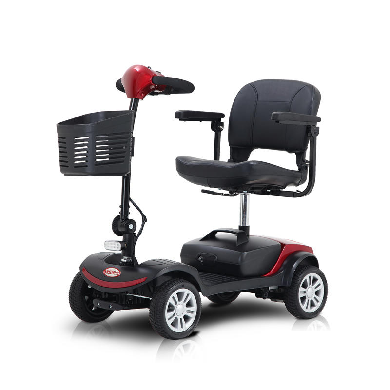 S1 Sport Easy Travel 4-Rad Ultraleichter faltbarer Elektromobilitätsroller für alte Menschen